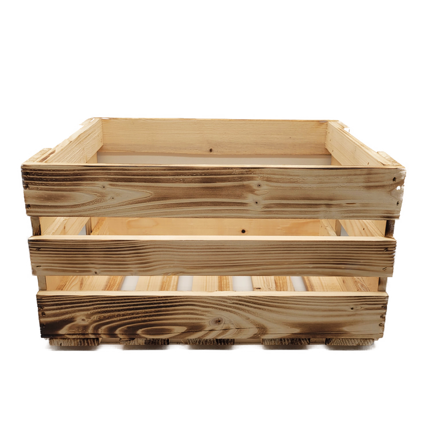 Holzkiste Dekokiste - naturbelassen oder geflammt