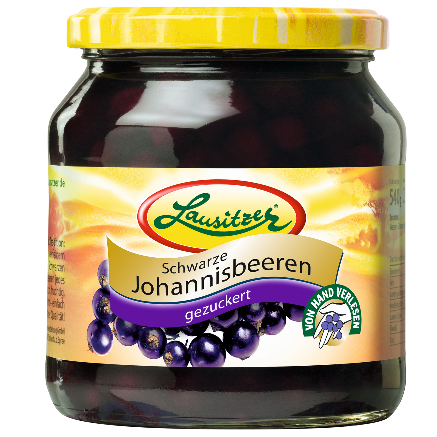 Lausitzer Schwarze Johannisbeeren 580ml