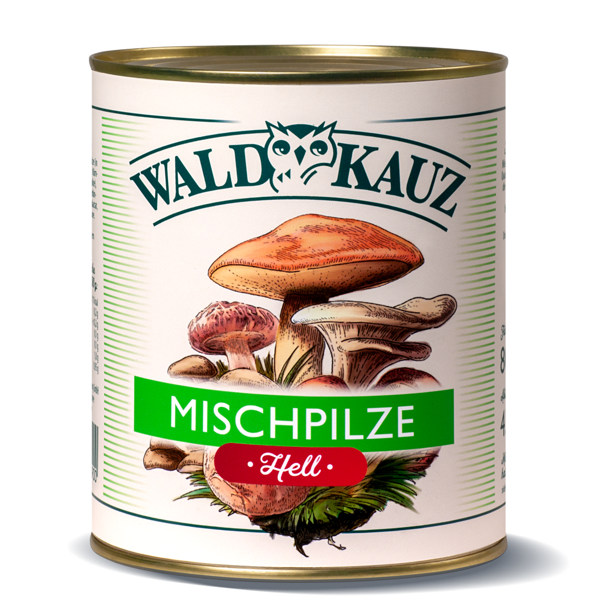 Waldkauz Mischpilze hell 455g in 800g Dose