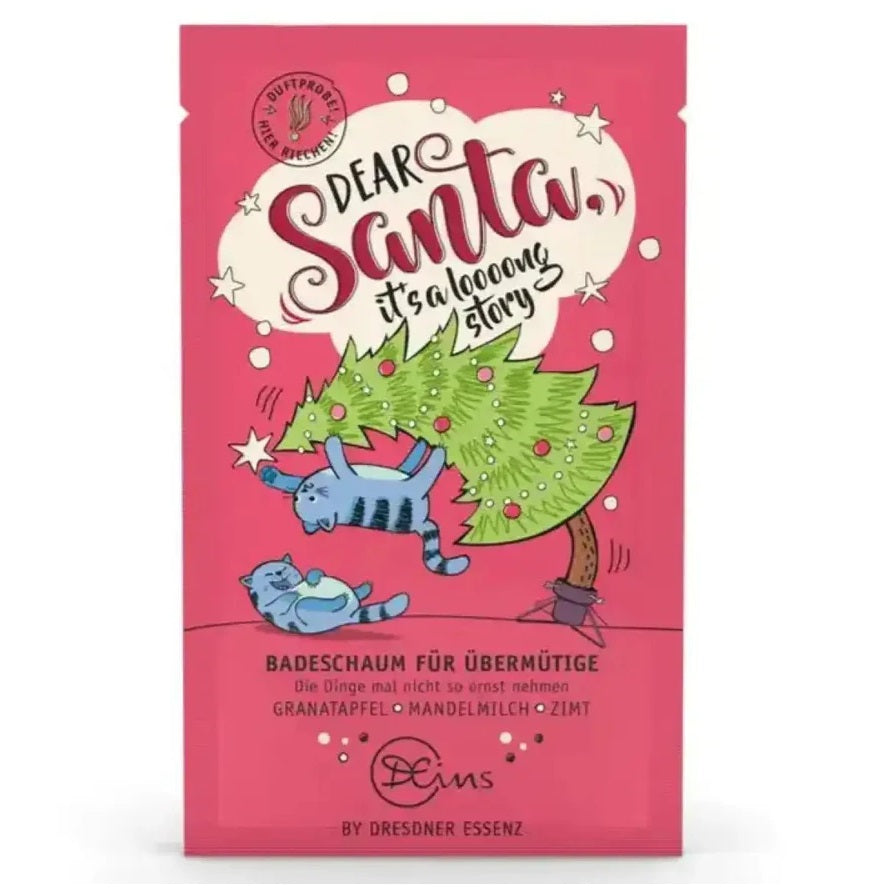 Dresdner Essenz Schaumbad Dear Santa it's a loooong Story je 60g im 3er Pack
