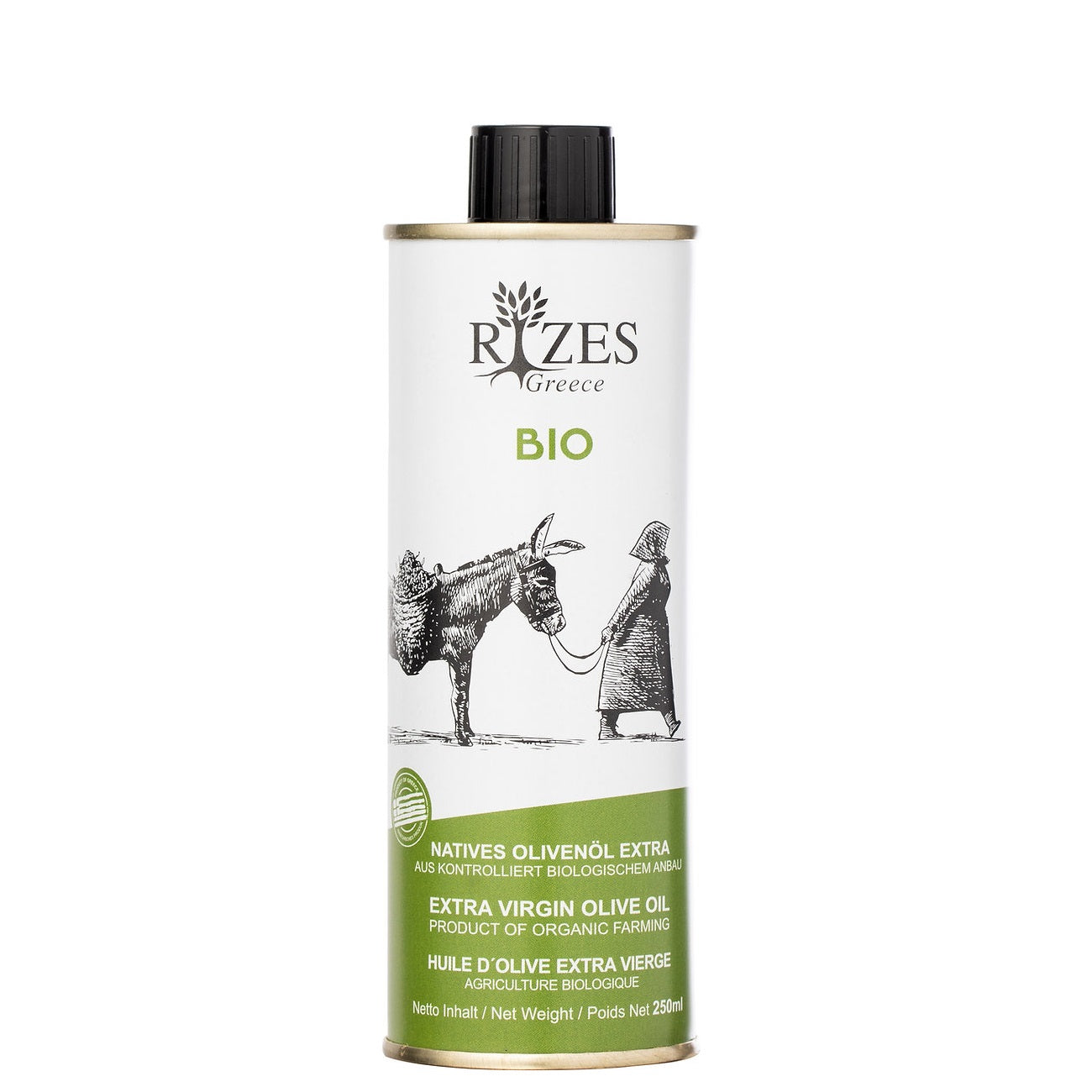 Griechisches Bio Natives Olivenöl Extra im Kanister 250ml