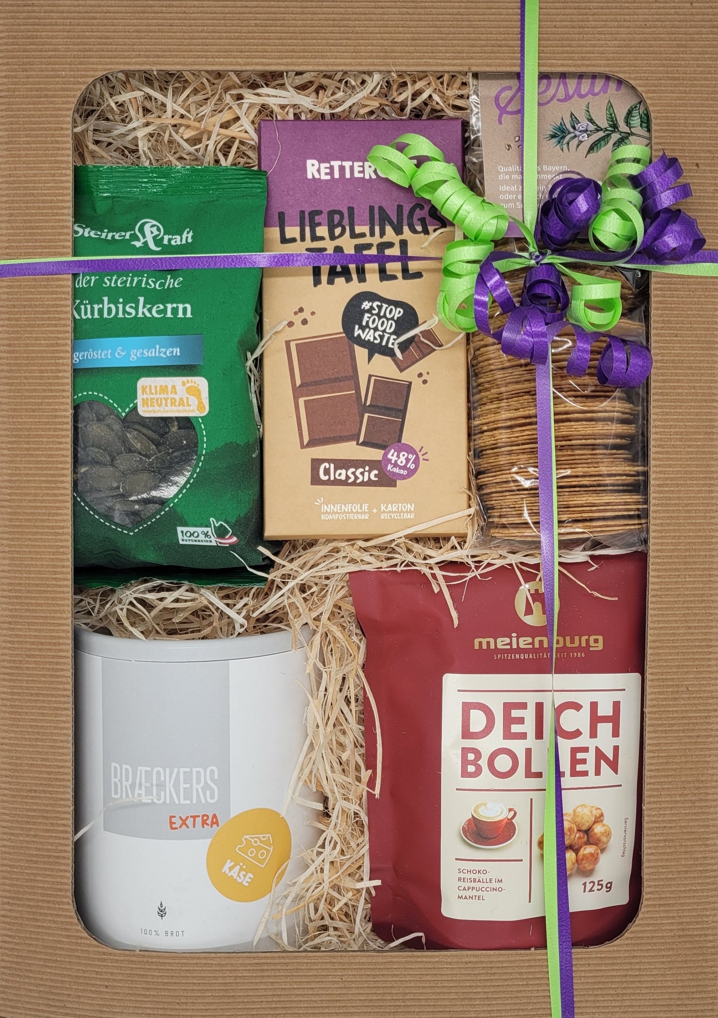Geschenkbox Knabberspaß