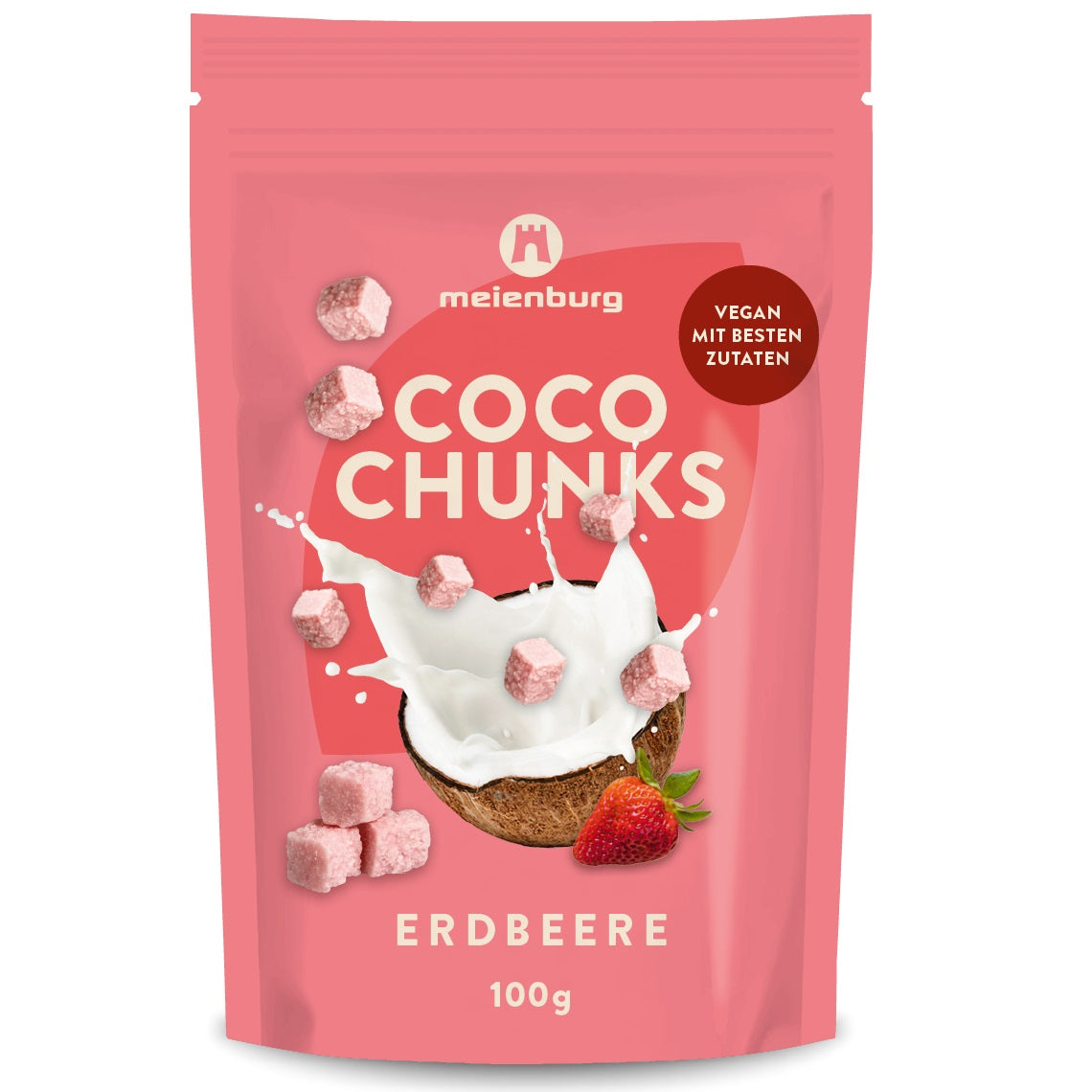 Coco Chunks Erdbeere Vegan 100g