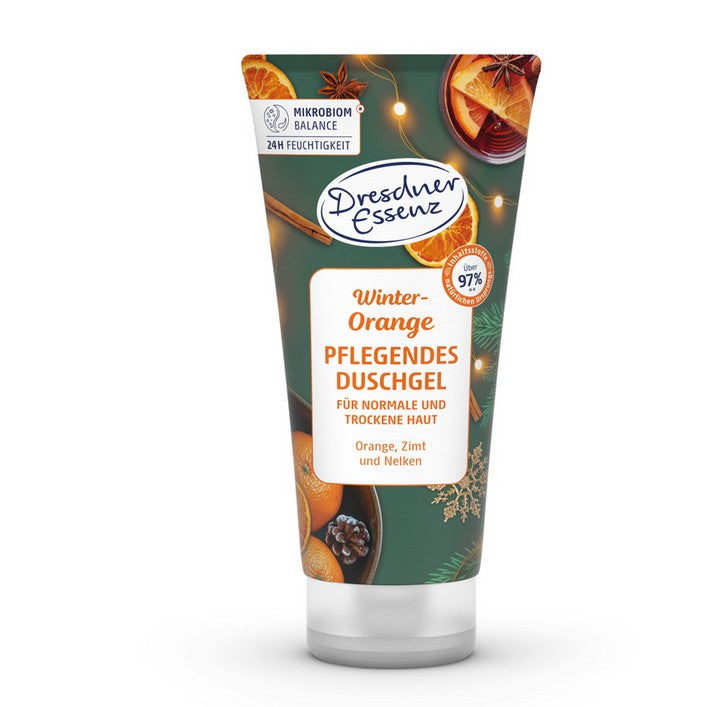 Dresdner Essenz pflegendes Duschgel Winter- Orange je 200ml im 2er Pack
