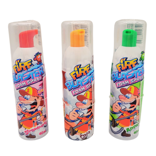Fire Blaster Candy Schaum Spray je 40ml im 3er Pack