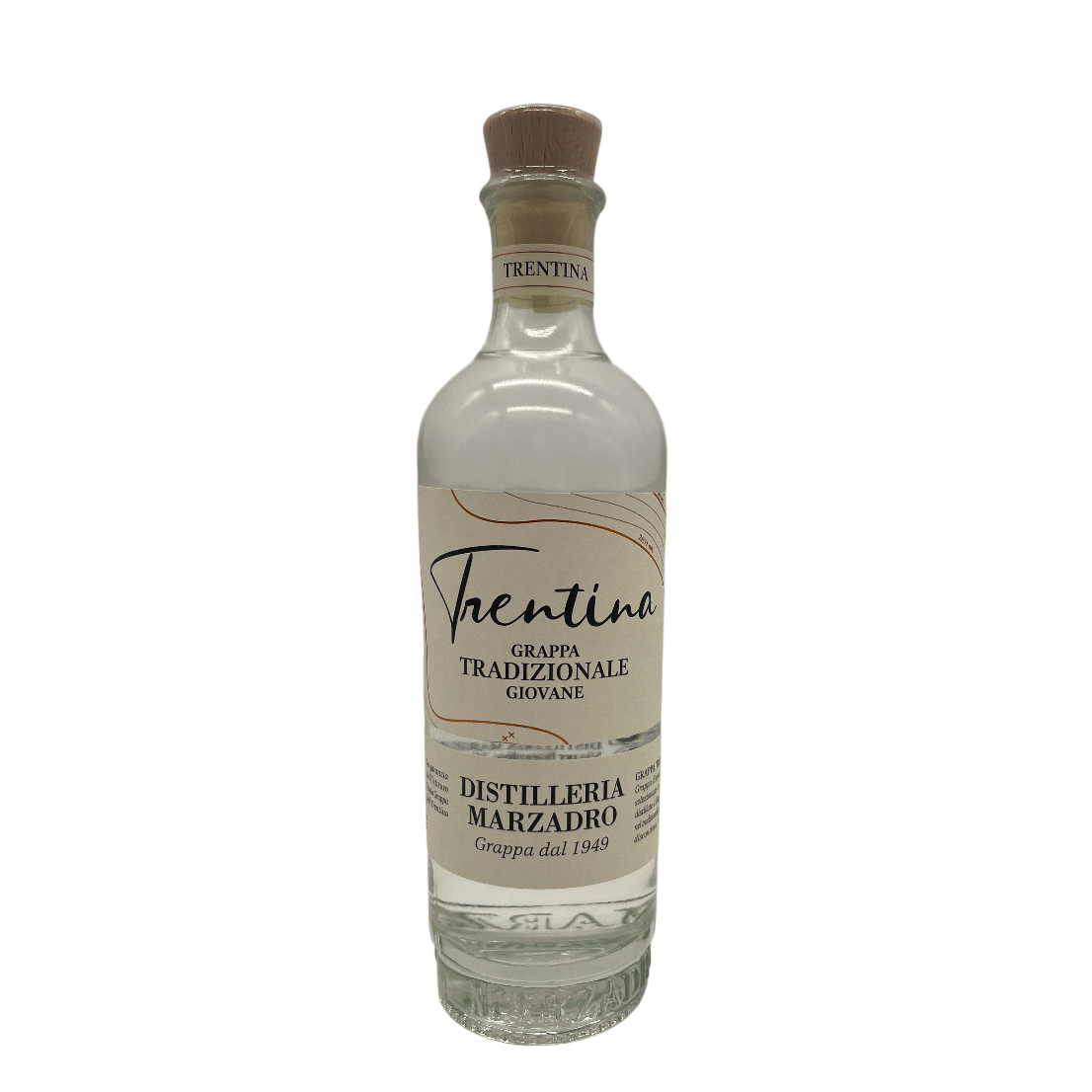 Marzadro Trentina Grappa Tradizionale Giovane 200ml 41% vol.