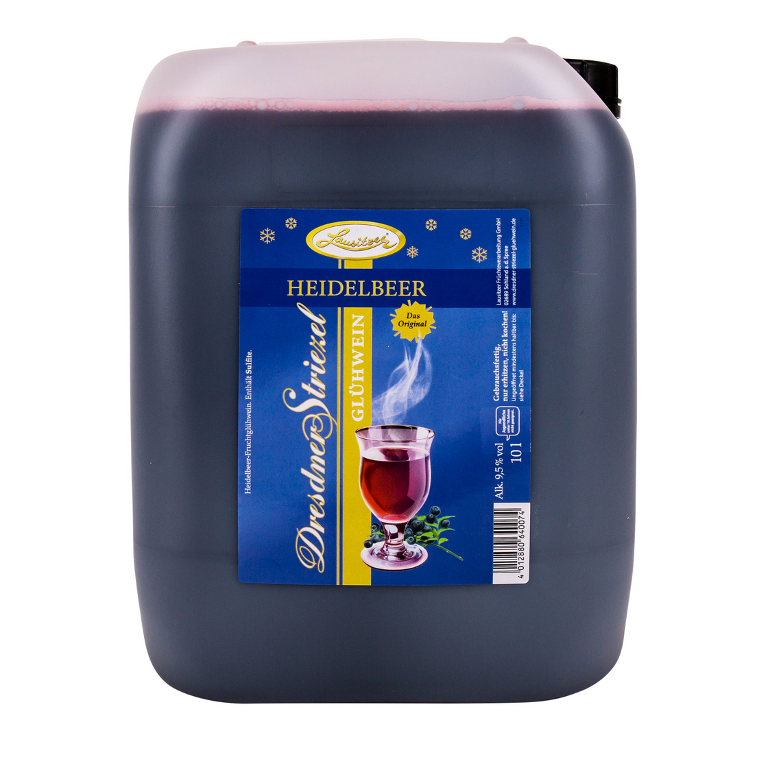 Dresdner Striezel Glühwein - Heidelbeer 10l Kanister