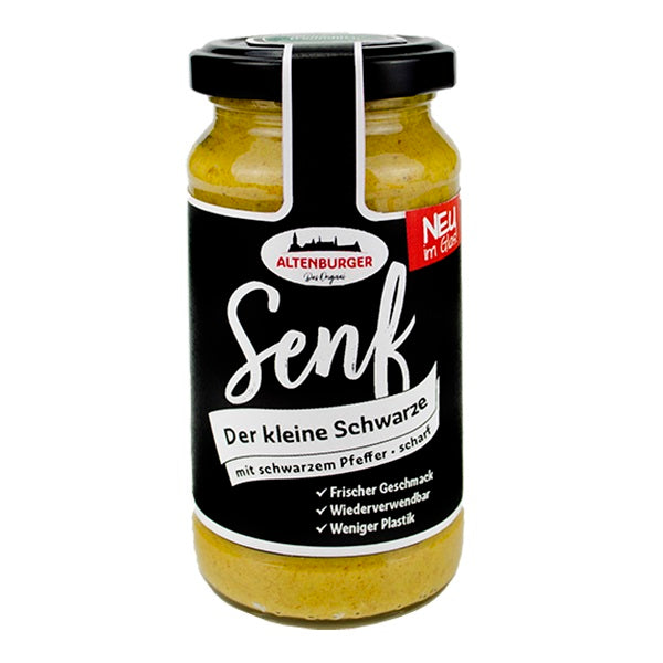 Altenburger Senf mit schwarzem Pfeffer 200ml