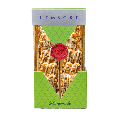 Lembcke Mandolinis - Buttermürbegebäck mit Mandeln - je 100g im 2er Pack