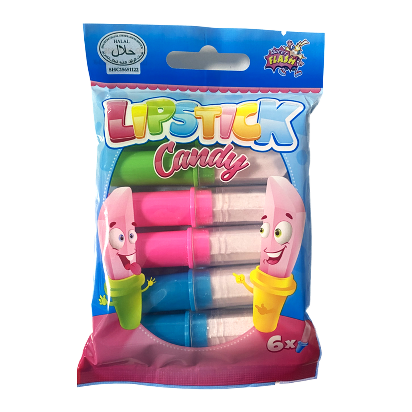 Lipstick Candy mit Fruchtgeschmack je 6 Stück im 3er Pack