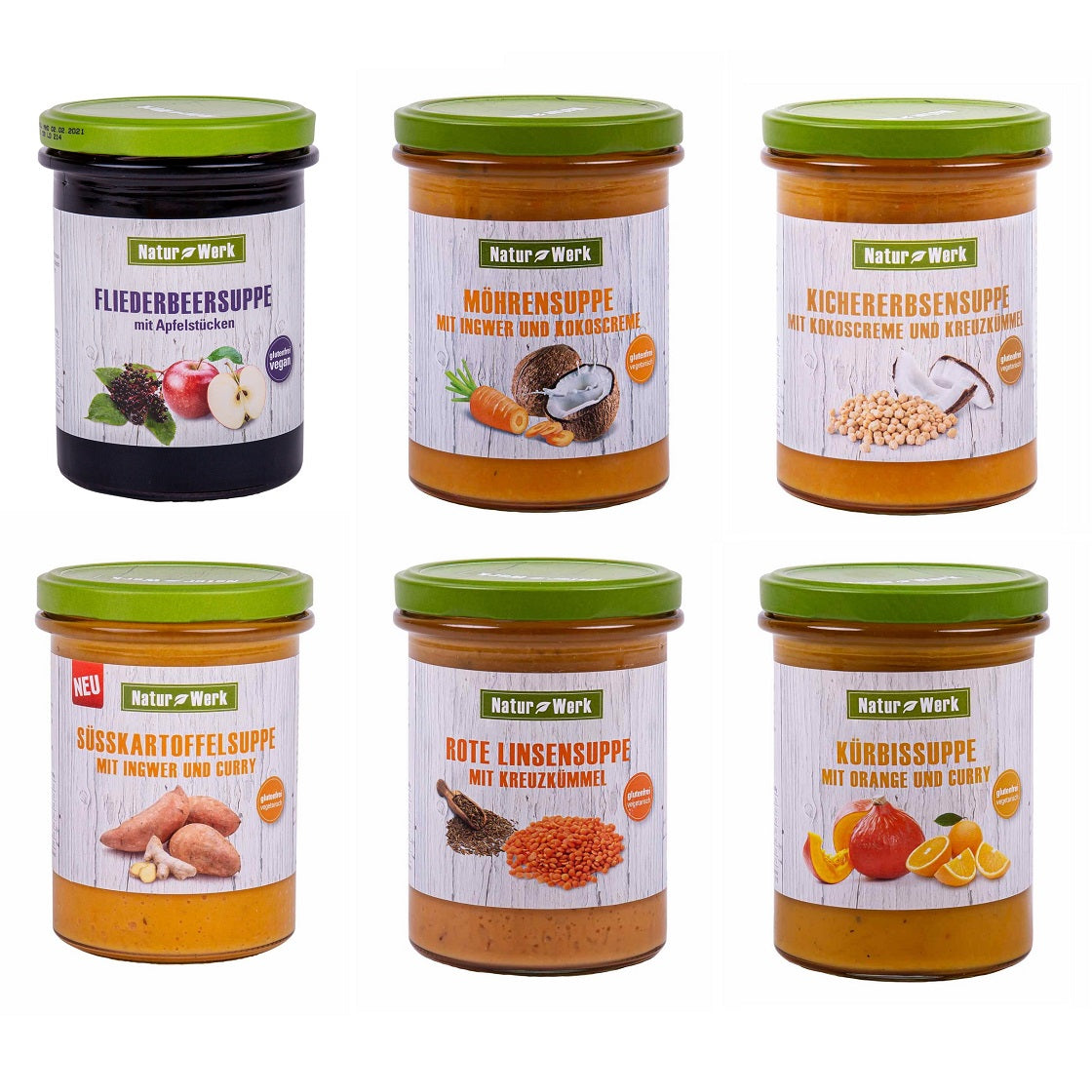 Naturwerk Suppen - Mix A - 6 Sorten