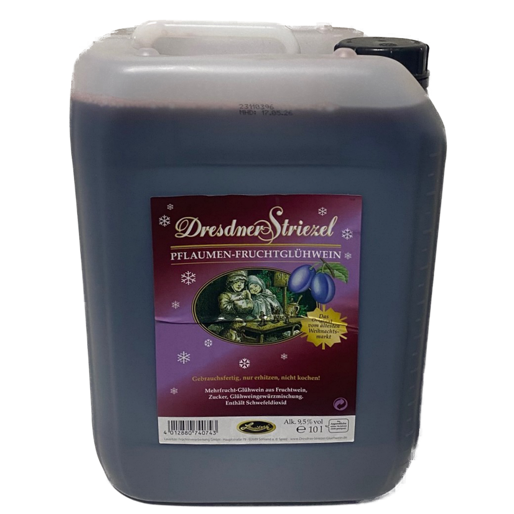 Dresdner Striezel Glühwein - Pflaume 10l Kanister *Limited Edition*