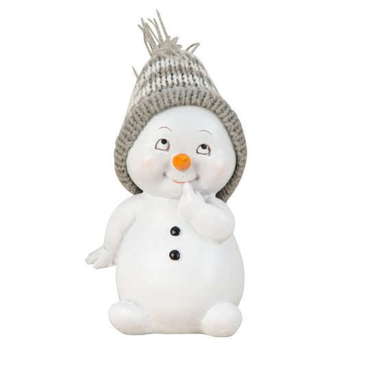 Deko Schneemann mit Mütze ca. 13cm