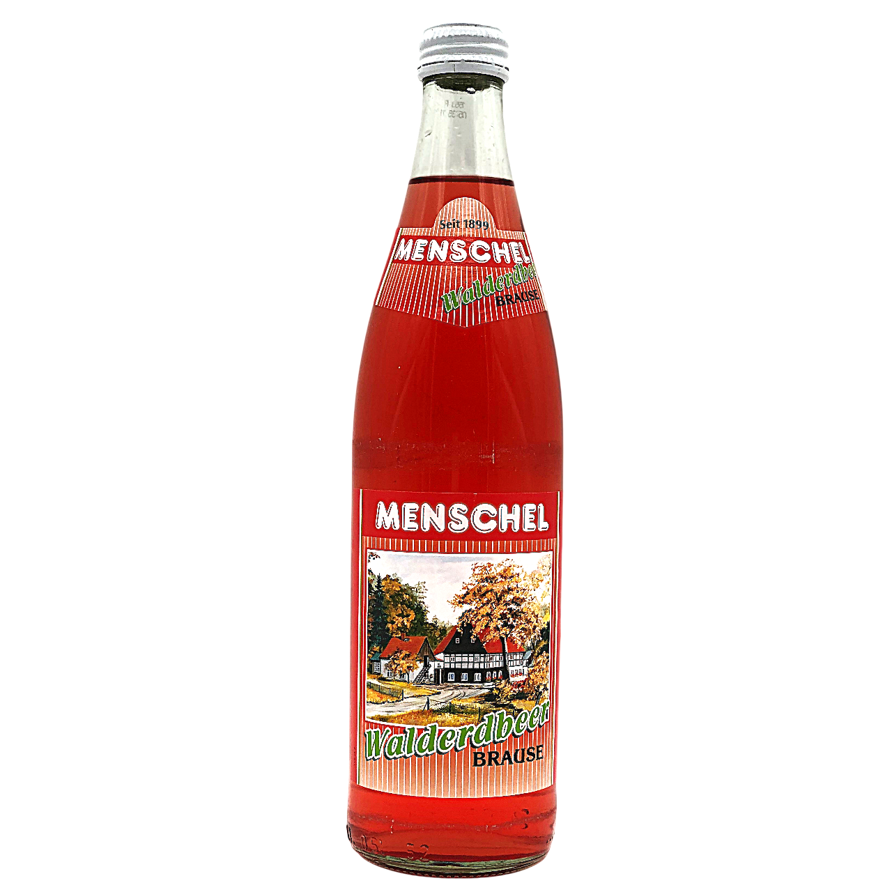 Menschel Limo - Walderdbeer - Brause 0,5l