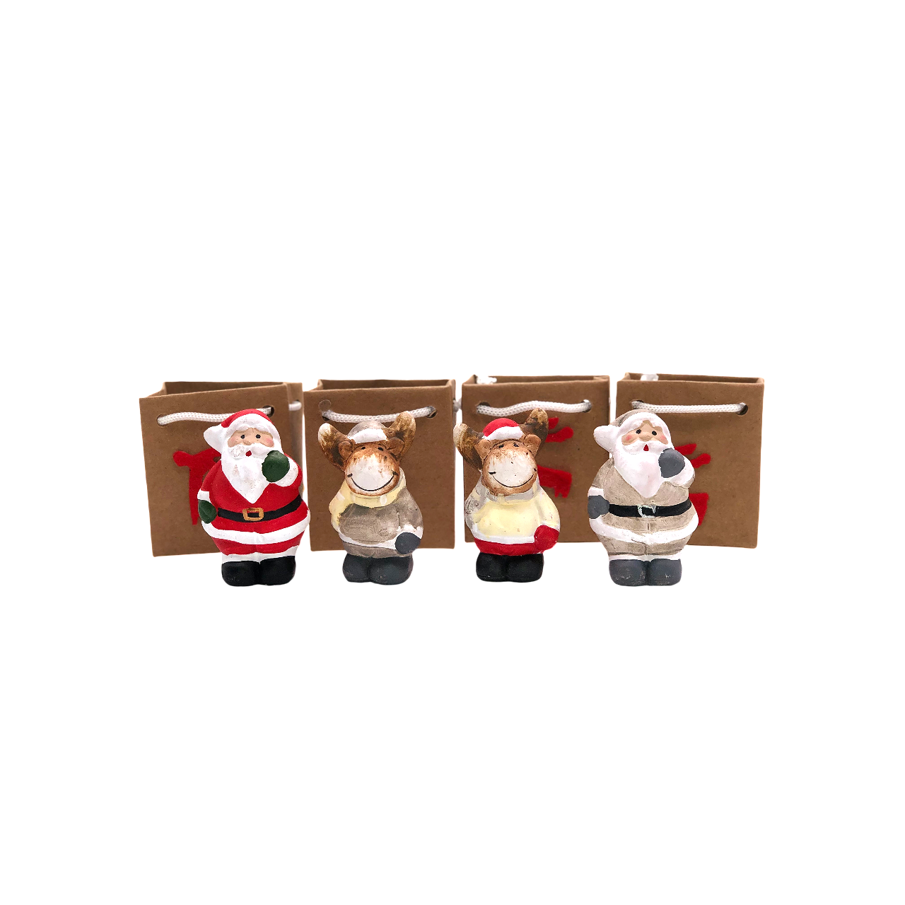 Weihnachtsfigur in Tüte 4- fach sortiert ca. 6cm