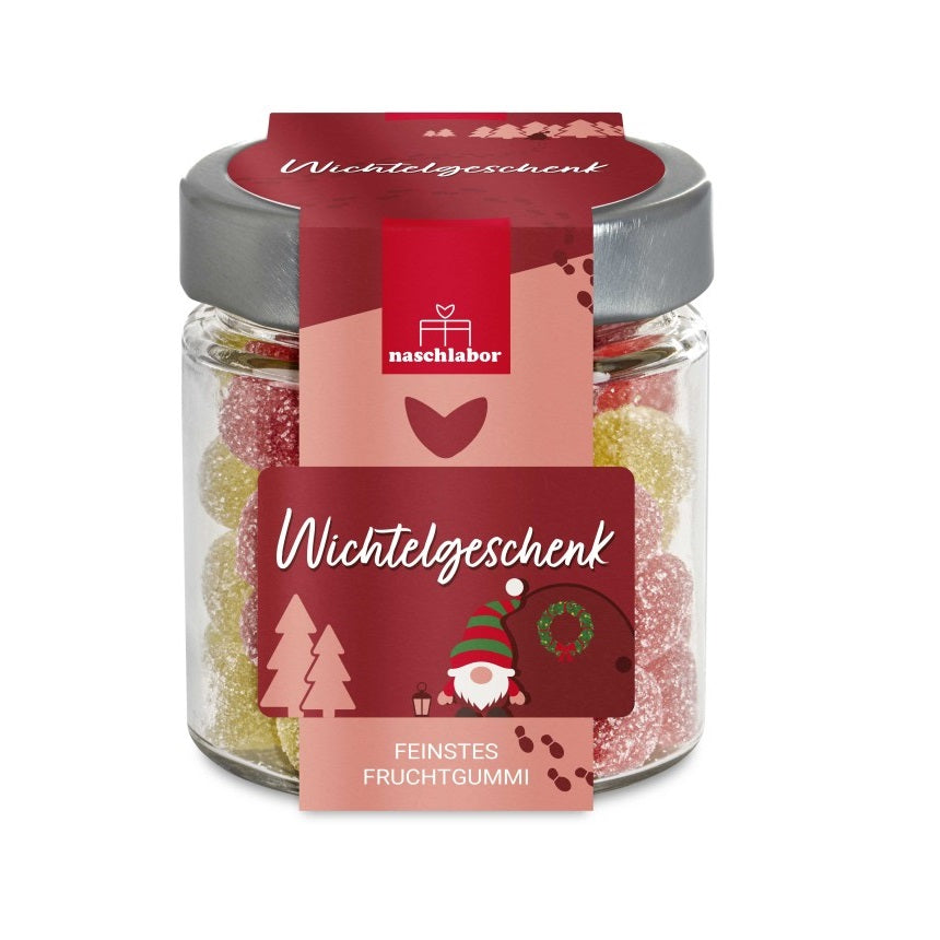 naschlabor Wichtelgeschenk Fruchtgummi 120g