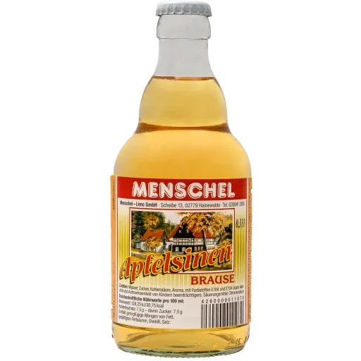 Menschel Limo - Apfelsinenbrause 0,33l