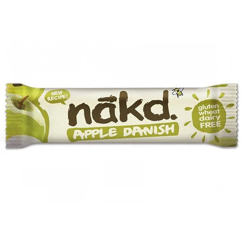 nakd Fruit & Nut Frühstücksriegel Apple Danish je 30g im 4er Pack