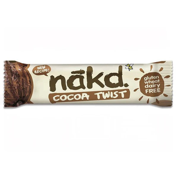 nakd Fruit & Nut Frühstücksriegel Cocoa Twist je 30g im 4er Pack