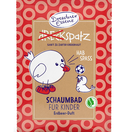 Dresdner Essenz Dreckspatz Schaumbad Erdbeer-Duft je 40ml im 3er Pack