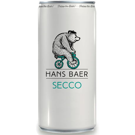 HANS BAER Secco - White - Perlwein trocken je 200ml im 6er Pack