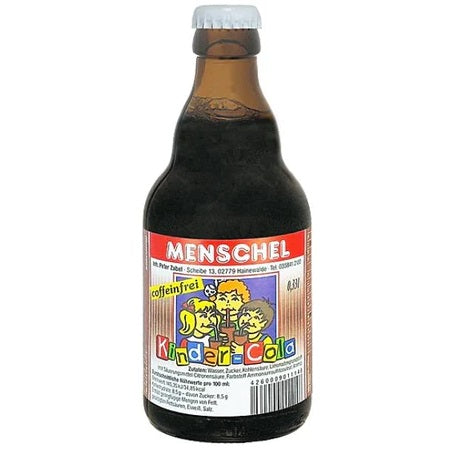 Menschel Limo - Kinder-Cola Koffeinfrei inkl. Pfand 20 x 0,33l