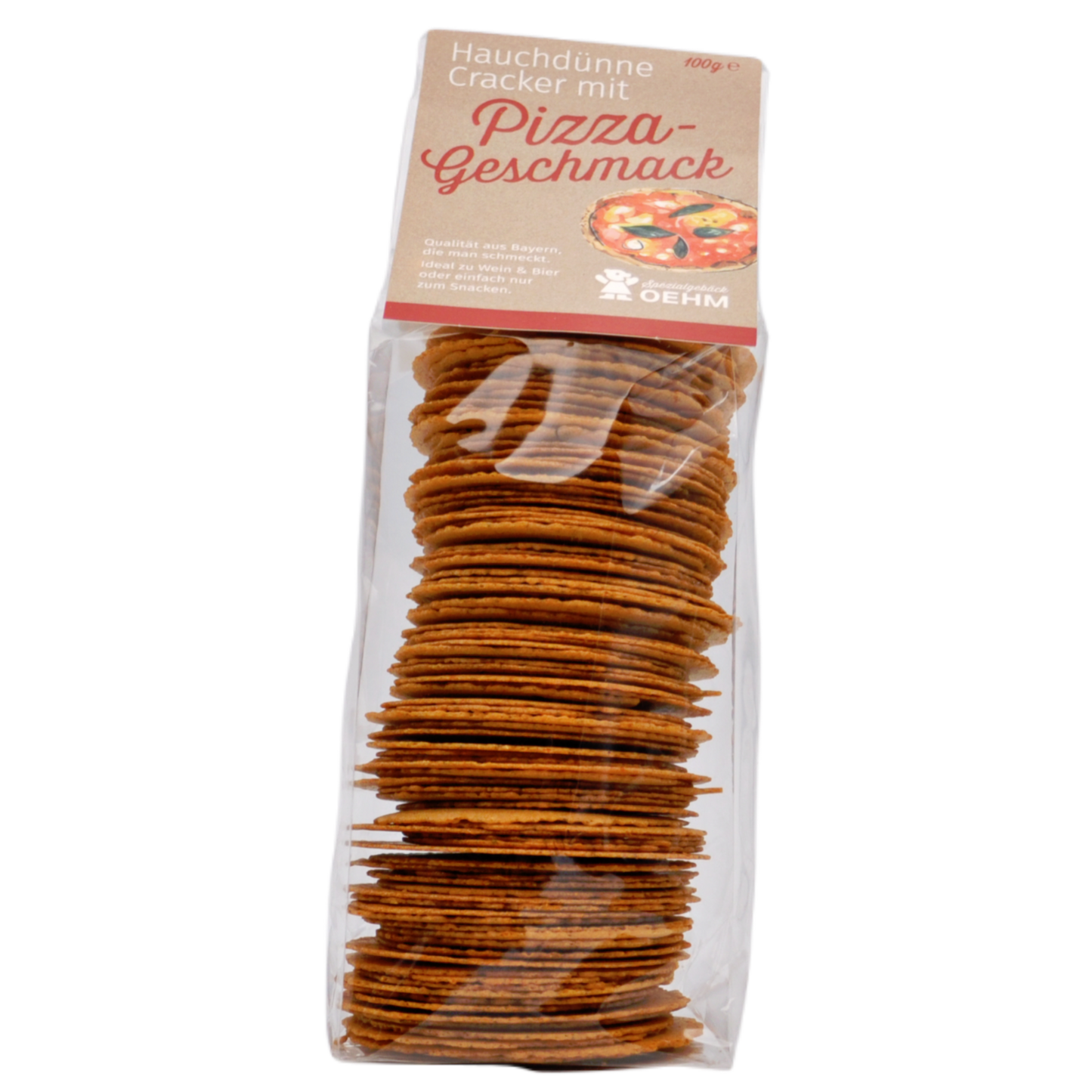 Cracker mit Pizza - Geschmack je 100g im 6er Pack