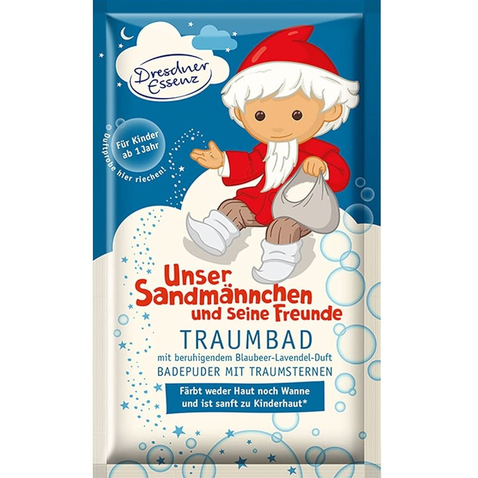 Dresdner Essenz Sandmann Traum-Bad Lavendel - Blaubeer - Duft je 60g im 3er Pack