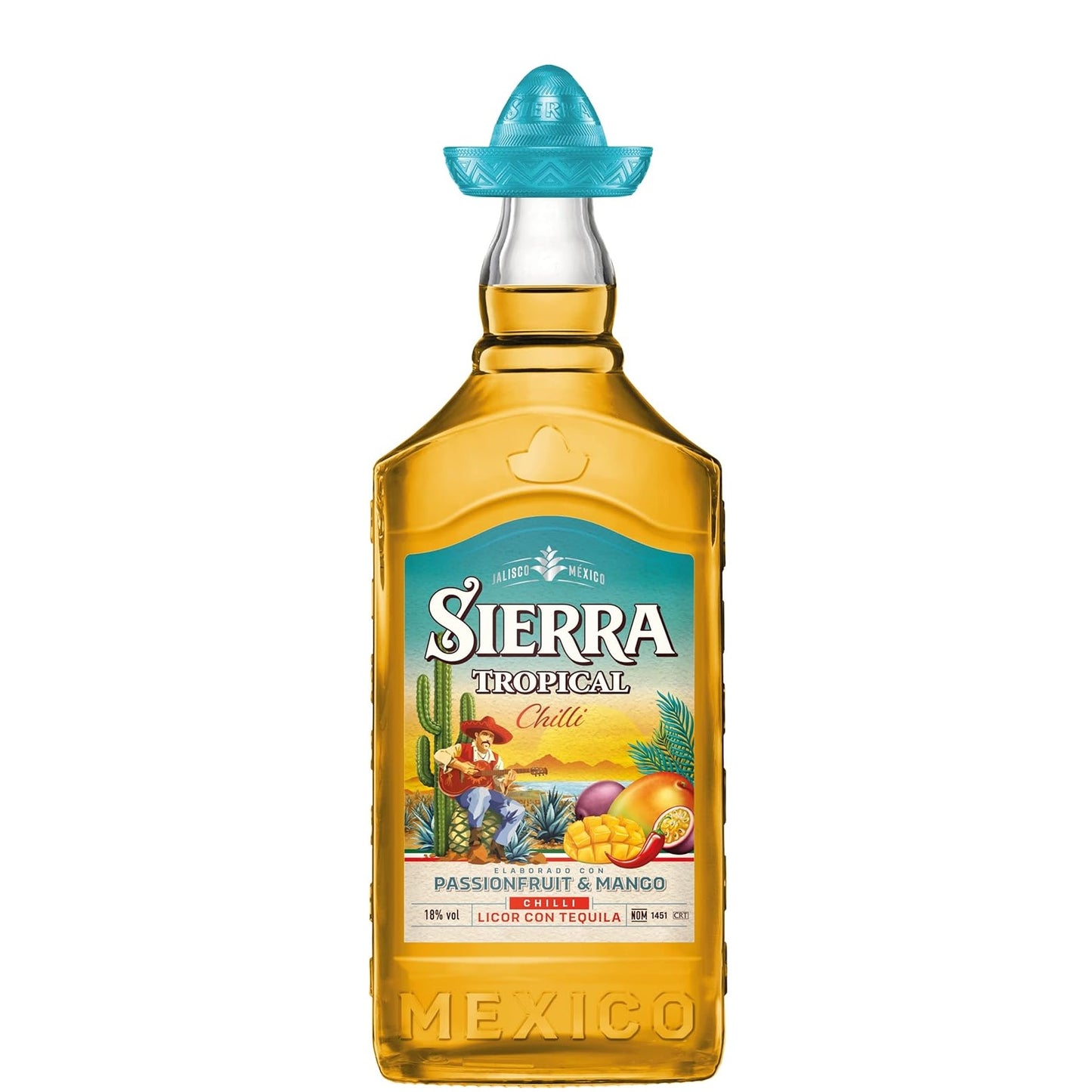 Sierra Tequila - Tropical Chilli mit Passionsfrucht und Mango 0,7l 18% Vol.