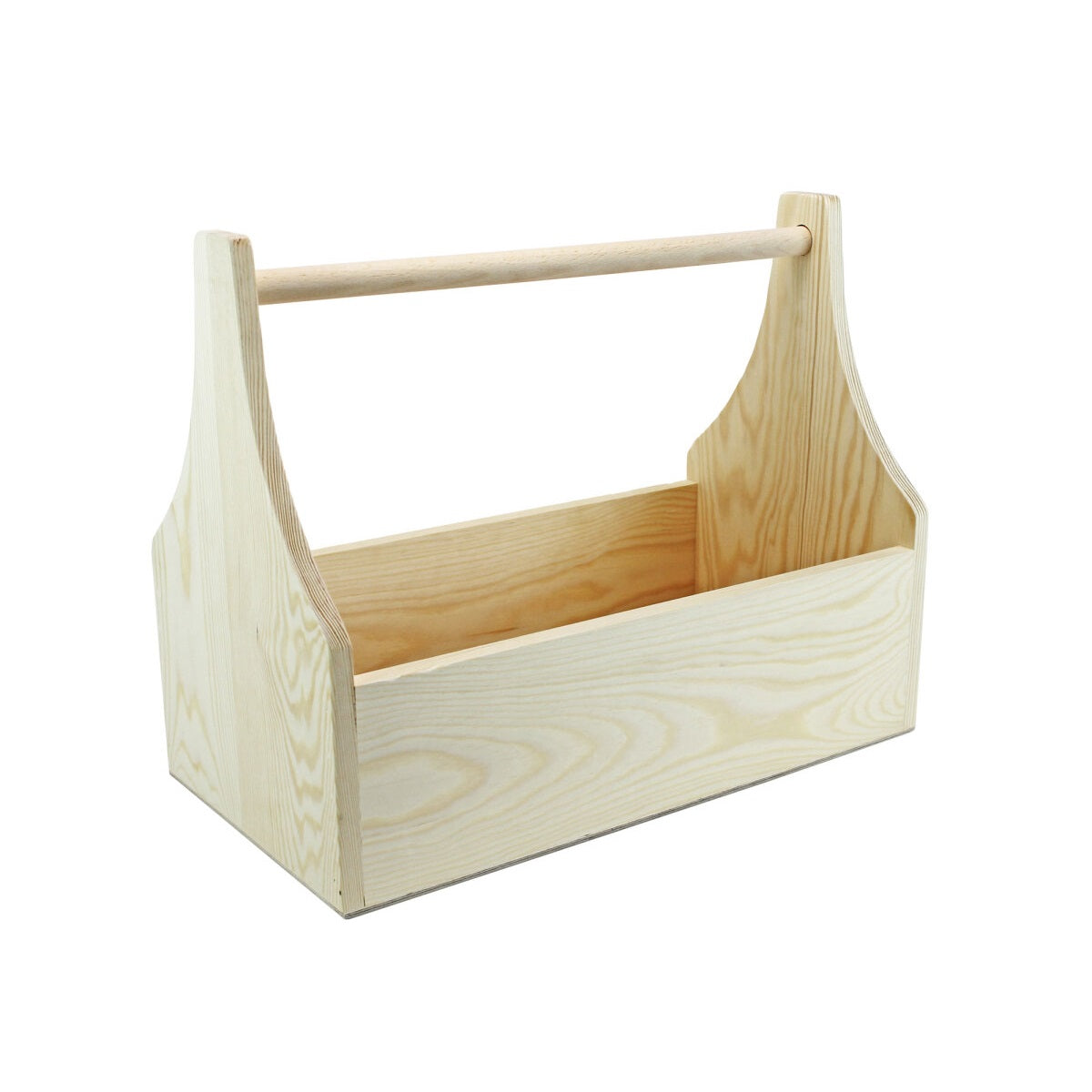 Werkzeugkiste aus Holz mit Tragegriff