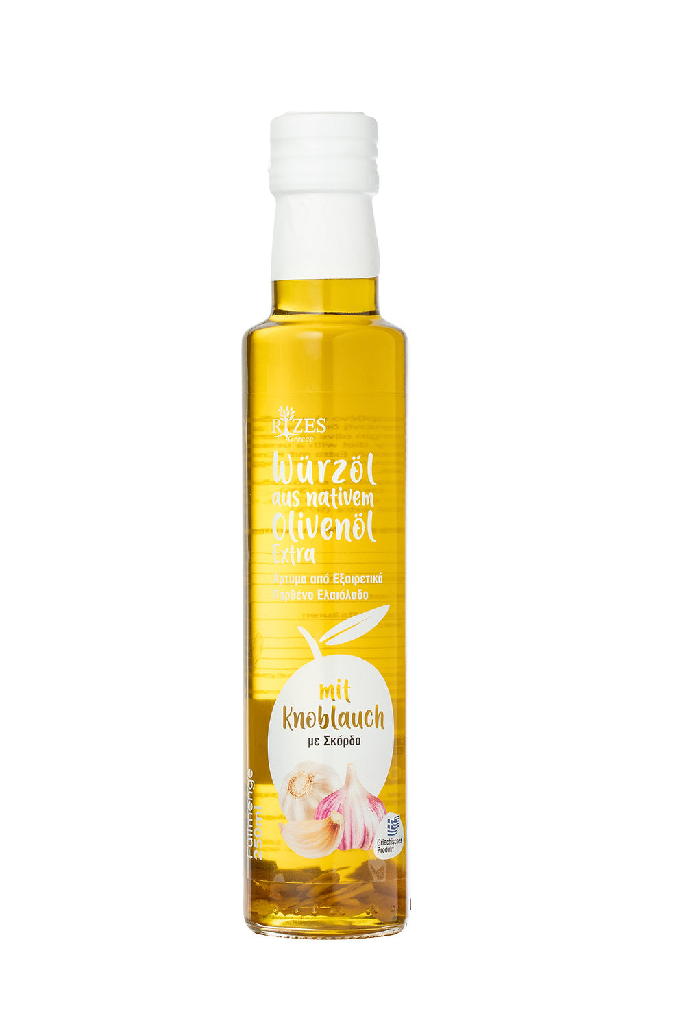 Würzöl aus nativem Olivenöl mit Knoblauch 250ml