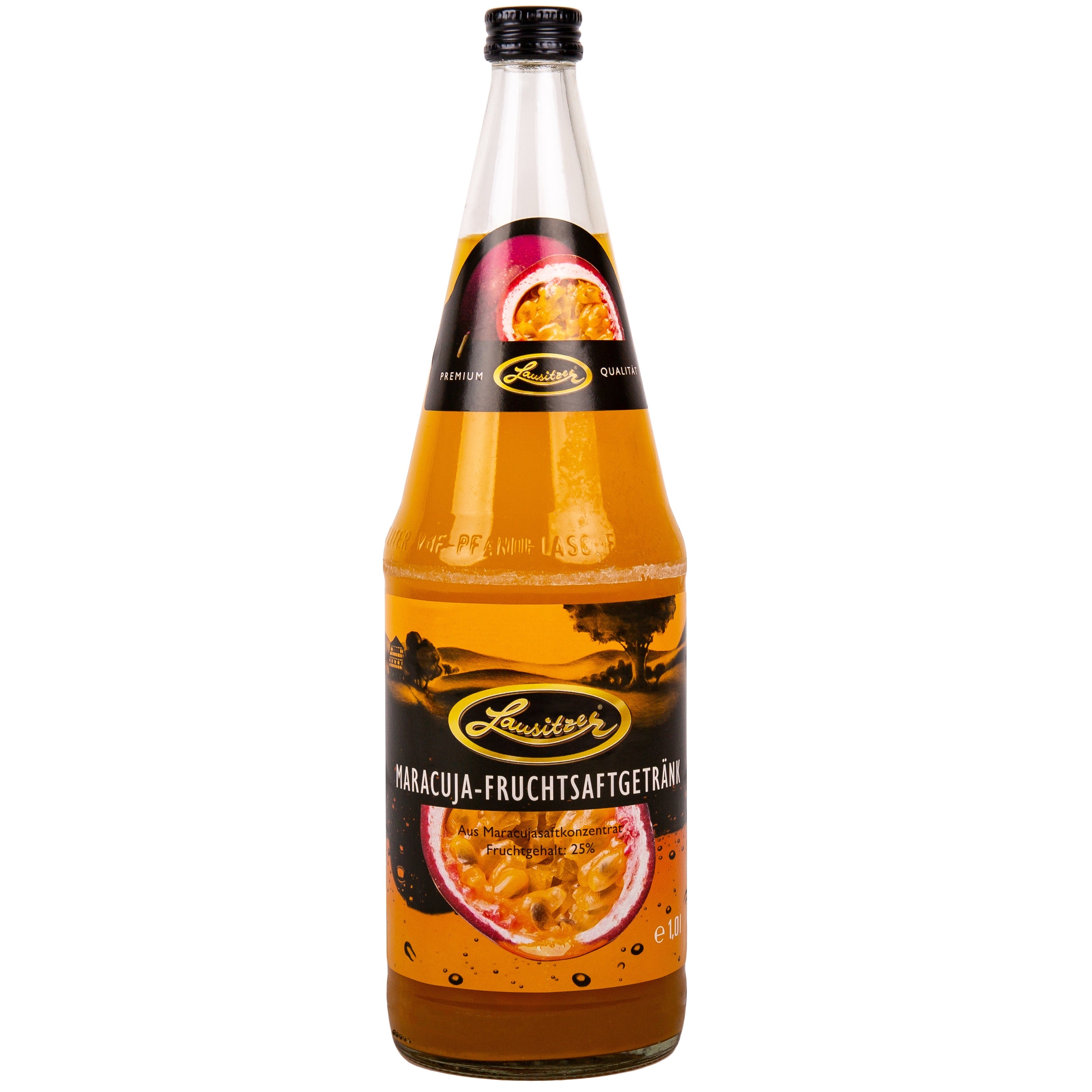 Lausitzer Maracuja - Nektar 1,0l Mehrweg – Wunschfresser Geschenkmanufaktur