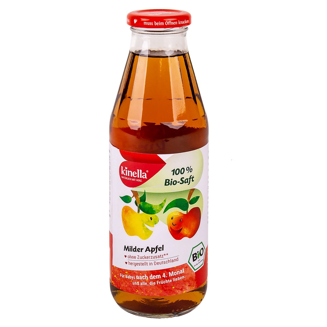 Kinella BIO-Saft Milder Apfel je 500ml im 6er Pack