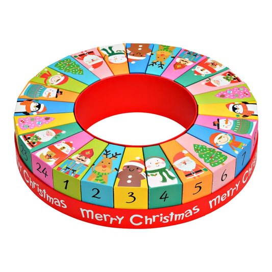 Adventskalender zum selber befüllen  31x6x31cm rund