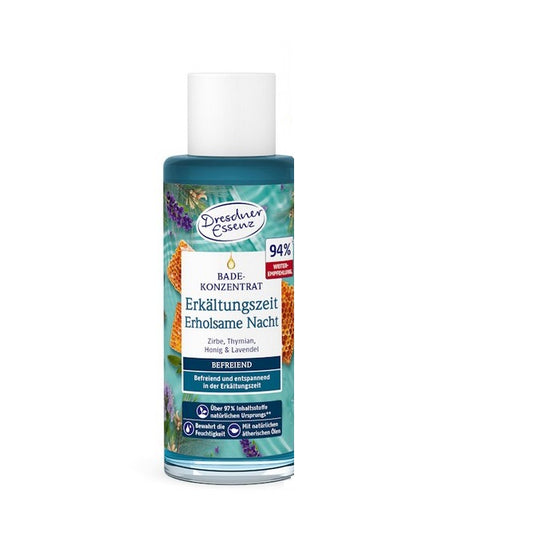 Dresdner Essenz Badekonzentrat Erkältungszeit & Erholsame Nacht je 125ml im 2er Pack