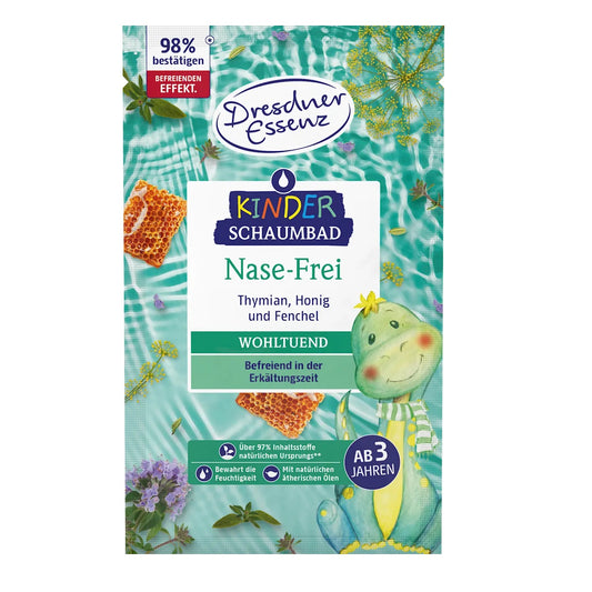 Dresdner Essenz Kinder-Schaumbad Nase- Frei je 40ml im 3er Pack