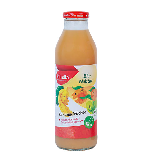 Kinella BIO - Nektar - Banane-Früchte Mix je 500ml im 6er Pack