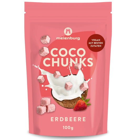 Coco Chunks Erdbeere Vegan 100g