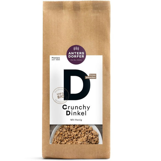 BIO Crunchy Dinkel Müsli mit Honig 375g
