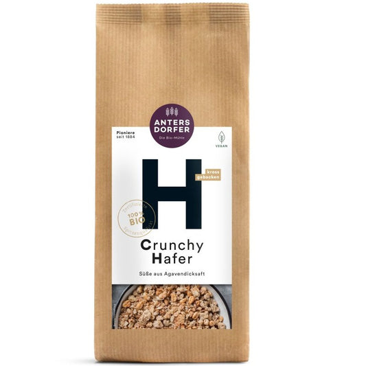 BIO Crunchy Hafer Müsli mit Agavendicksaft 375g