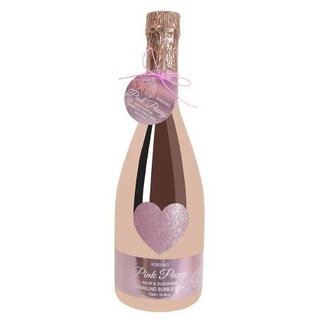 Bade- und Duschgel in Champagnerflasche rosefarben 750ml