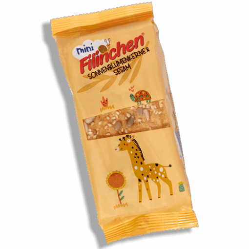 Filinchen Mini Knusperbrotriegel Sonnenblumenkerne und Sesam je 42g im 4er Pack