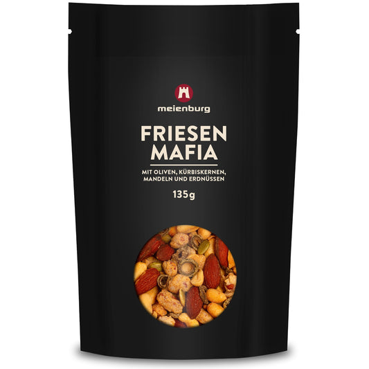 Friesen - Mafia Mischung mit Oliven und Kürbiskernen 10er Pack je 135g