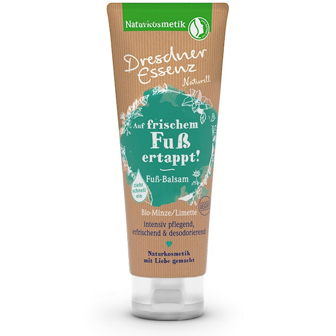 Dresdner Essenz Fuß-Balsam Bio-Minze - Limette je 75ml im 2er Pack
