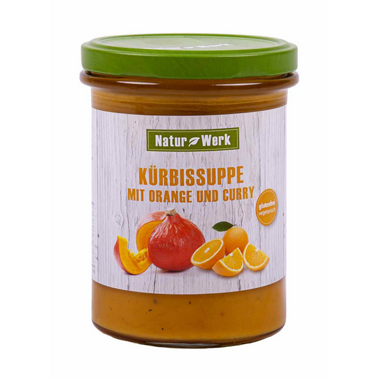 Naturwerk Kürbis-Orange-Curry-Suppe je 385ml im 6er Pack