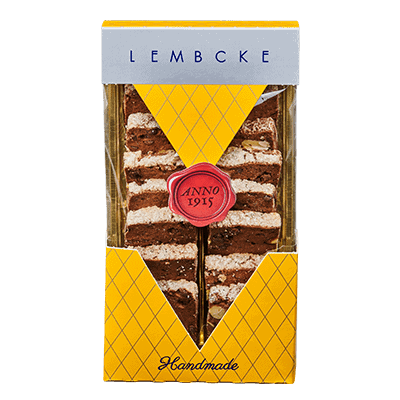 Lembcke 20 Bar - Feines Buttermürbegebäck - je 100g im 2er Pack