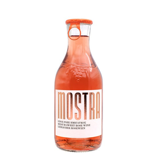 Mostra Imiglykos Rose griechischer Wein lieblich - je 500ml im 6er Pack