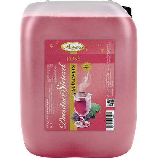 Dresdner Striezel Glühwein - Rosé 10l Kanister *Neue Sorte*