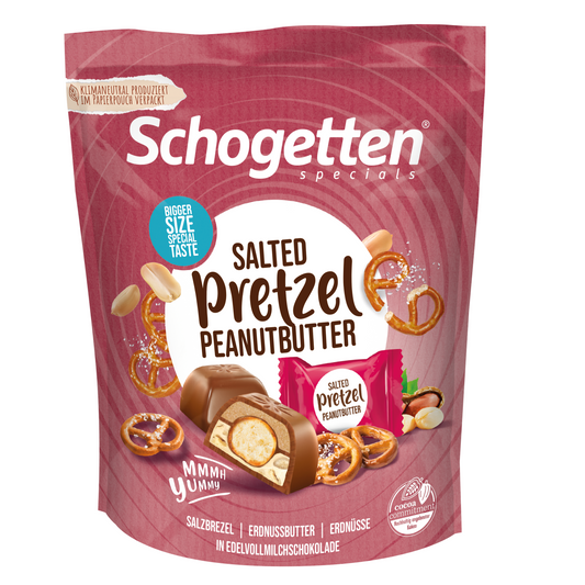 Schogetten Specials Salted Pretzel Peanutbutter je 15 Stück im 2er Pack