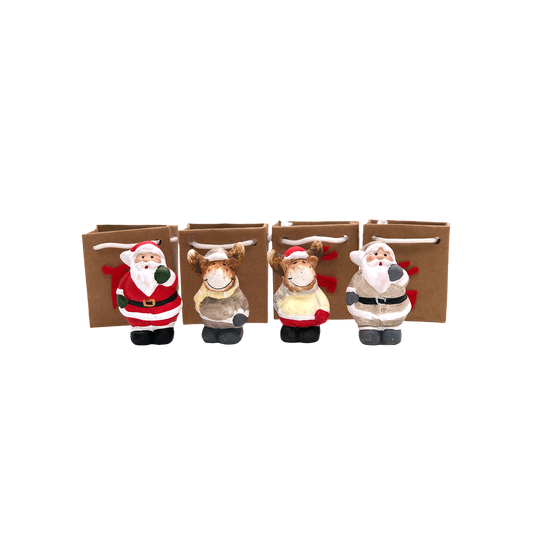 Weihnachtsfigur in Tüte 4- fach sortiert ca. 6cm